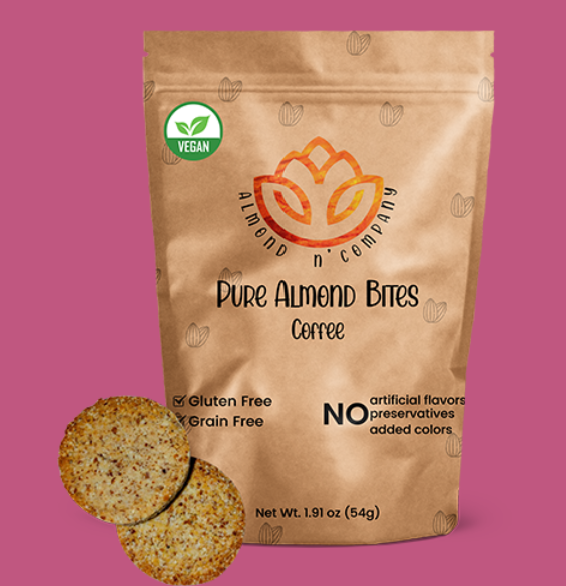 Pure Almond Bites Coffee - 3 Packs