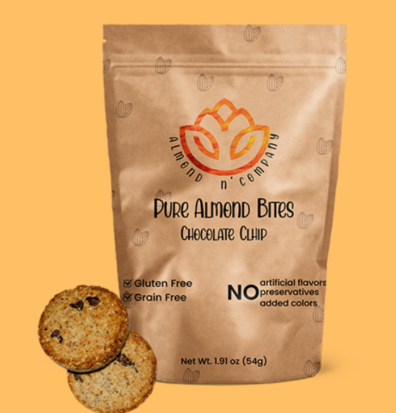 Pure Almond Bites Chocolate Chip - 3 Packs