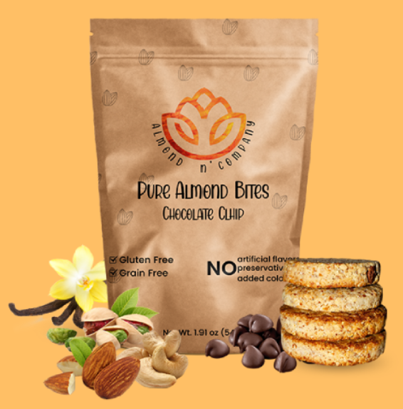Pure Almond Bites Chocolate Chip - 3 Packs
