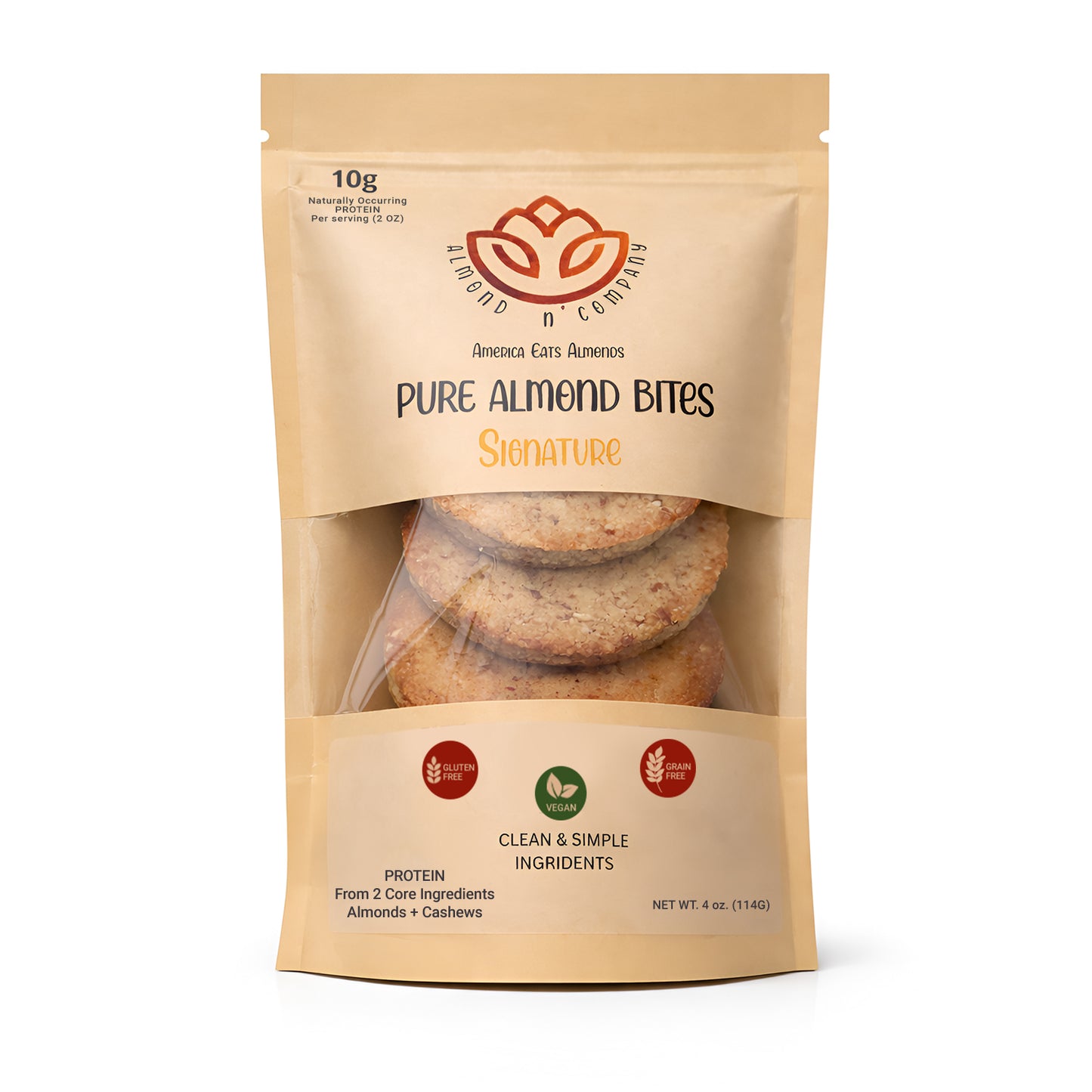 Pure Almond Bites  Saffron - 2 Packs