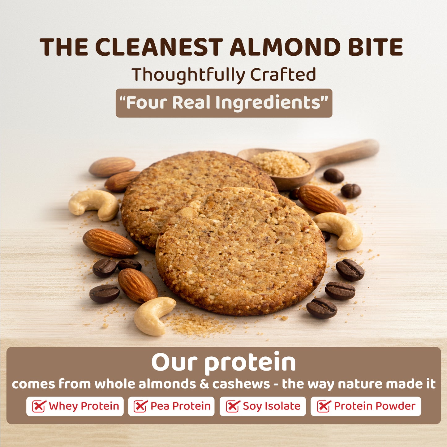Pure Almond Bites Coffee - 2 Packs